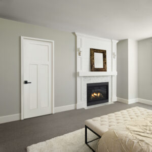 Pre-hung 3-Panel Shaker Primed Interior HC Door (smooth)