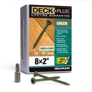 8 X 2" STAR DRIVE DECK SCREWS T25 1LB.