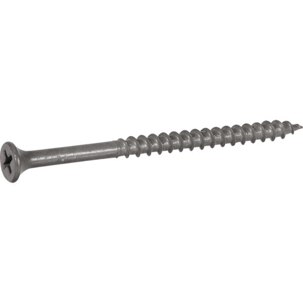 10 X 3" PHILLIPS DRIVE GREY DECK SCREWS 5LB.