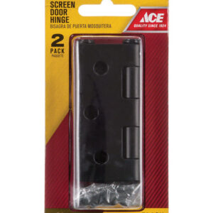 3" BLACK SCREEN DOOR HINGE SET