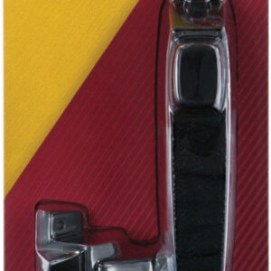 SCREEN DOOR LATCH W/BUTTON BLACK