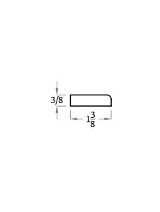3/8 X 1-1/4" FJ PRIMED STOP 7FT (886 alternate)