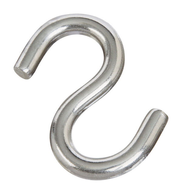 2-1/2" OPEN S HOOK STAINLESS STEEL