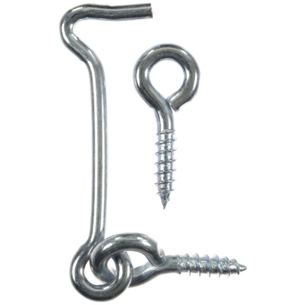 2-1/2" HOOK & EYE ZINC 2PK