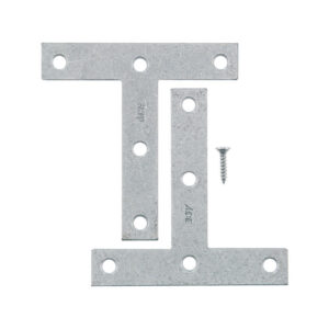 4"  TEE PLATE GALV. 2PK
