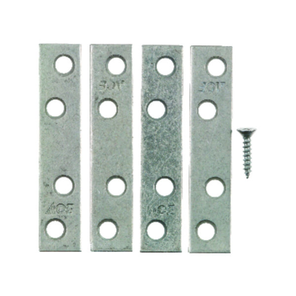 3 X 5/8" MENDING BRACE GALV. 4PK