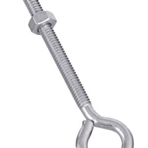 1/4" x 4" EYE BOLT W/NUT ZINC