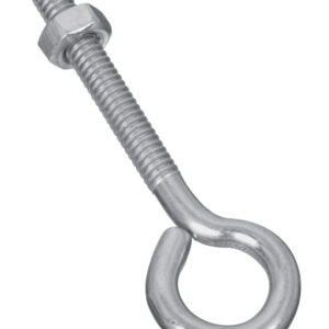 1/4" X 3" EYE BOLT W/NUT ZINC